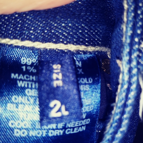 Express Zelda skinny jeans dark wash distressing L - Picture 6 of 6